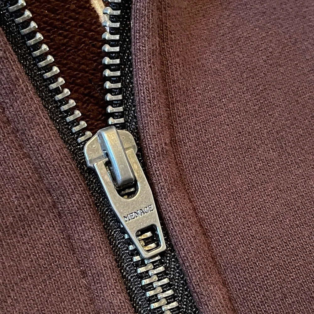 Menace Brown Embroidered Logo Hoodie - Picture 7 of 9
